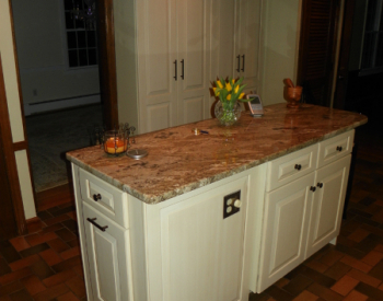 Antique White Cabinet Refacing